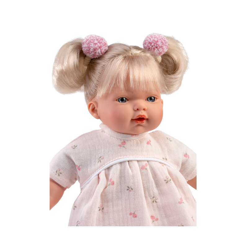 Muñeca Llorens Roberta Llorona Vestido Estampado 33 Cm