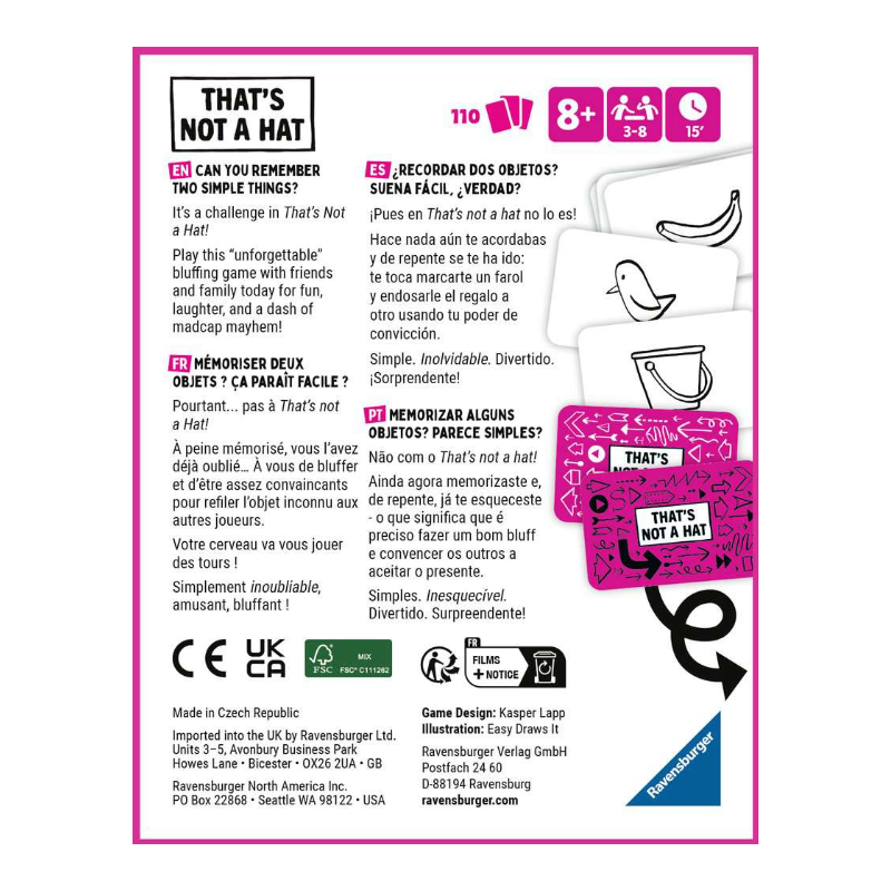 Thats Not A Hat Card Game