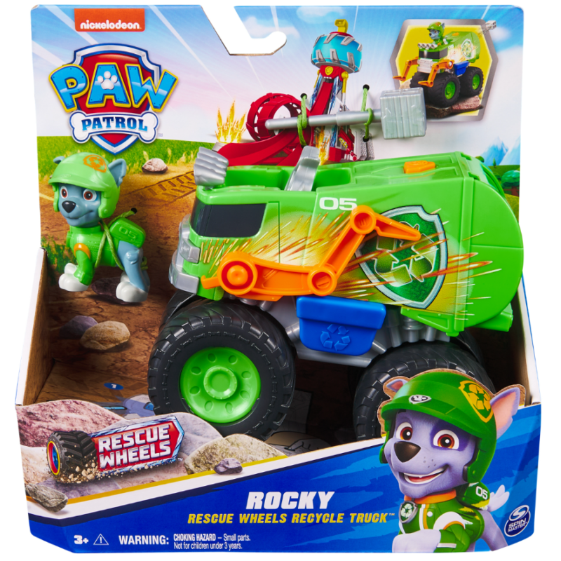 Coche Rescate Rocky Patrulla Canina De Spin Master