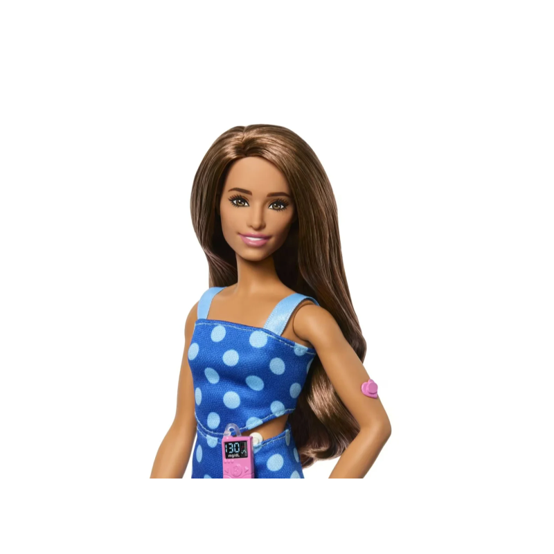 Barbie Fashionista Morena Diabetes