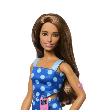 Barbie Fashionista Morena Diabetes