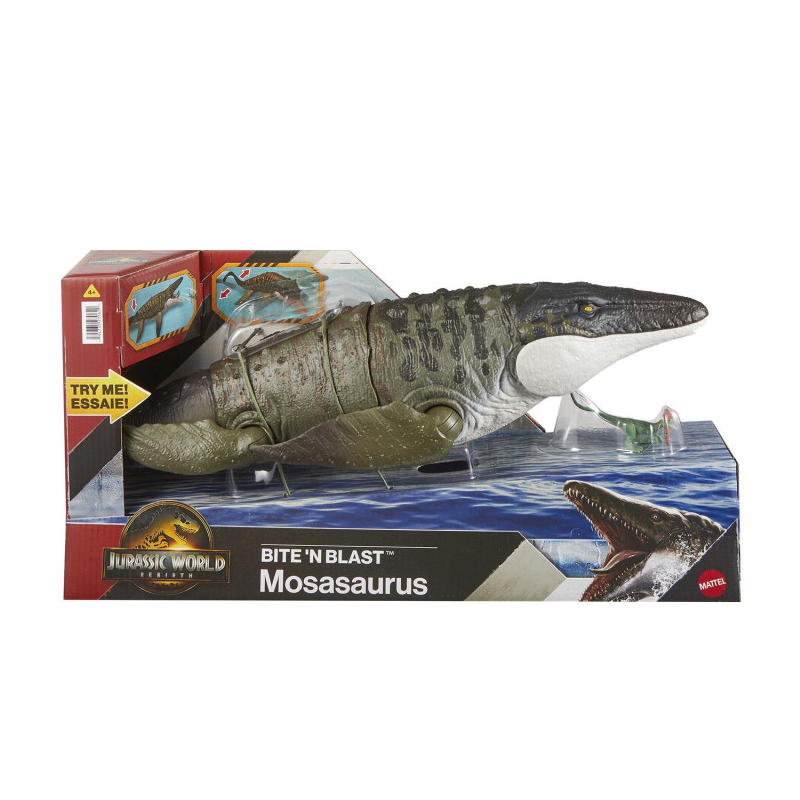 Jurassic World Mosasaurio Mordedor De Mattel