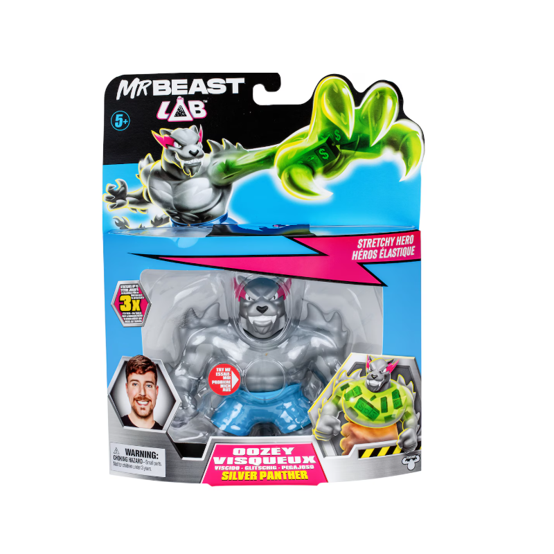 Mr Beast Figura Elástica Oozey Silver