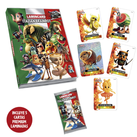 Álbum Premiun Cartas Italian Brainrot