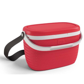 Nevera 18 Litros Roja Con Bandolera