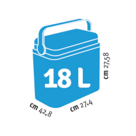 Nevera 18 Litros Roja Con Bandolera 2