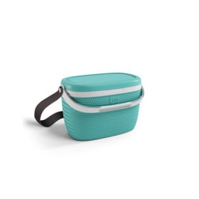 Nevera 18 Litros Turquesa Con Bandolera 2