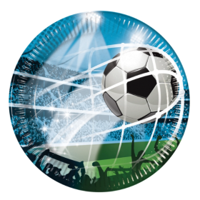 Platos Fútbol 23 Cm 8 Uds