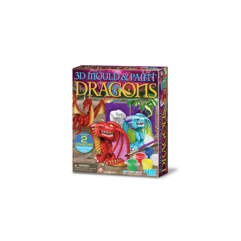 Moldea Y Pinta Dragones 3D