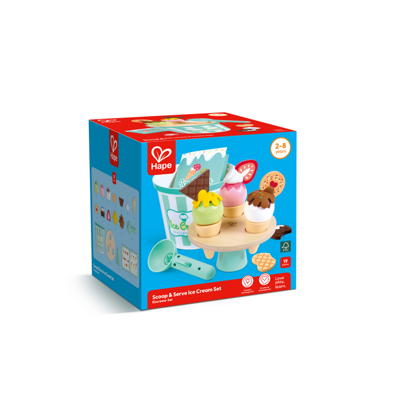 Hape Juego De Helado Scoop & Serve De Hape