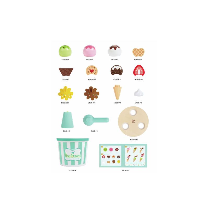 Hape Juego De Helado Scoop & Serve