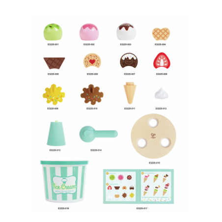 Hape Juego De Helado Scoop & Serve