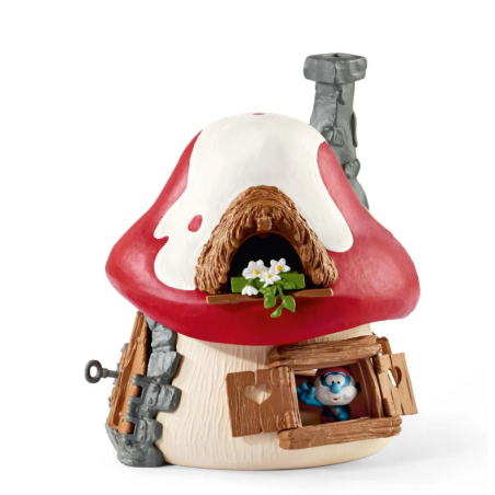 Schleich Casa De Los Pitufos Con 2 Figuras