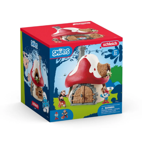 Schleich Casa De Los Pitufos Con 2 Figuras