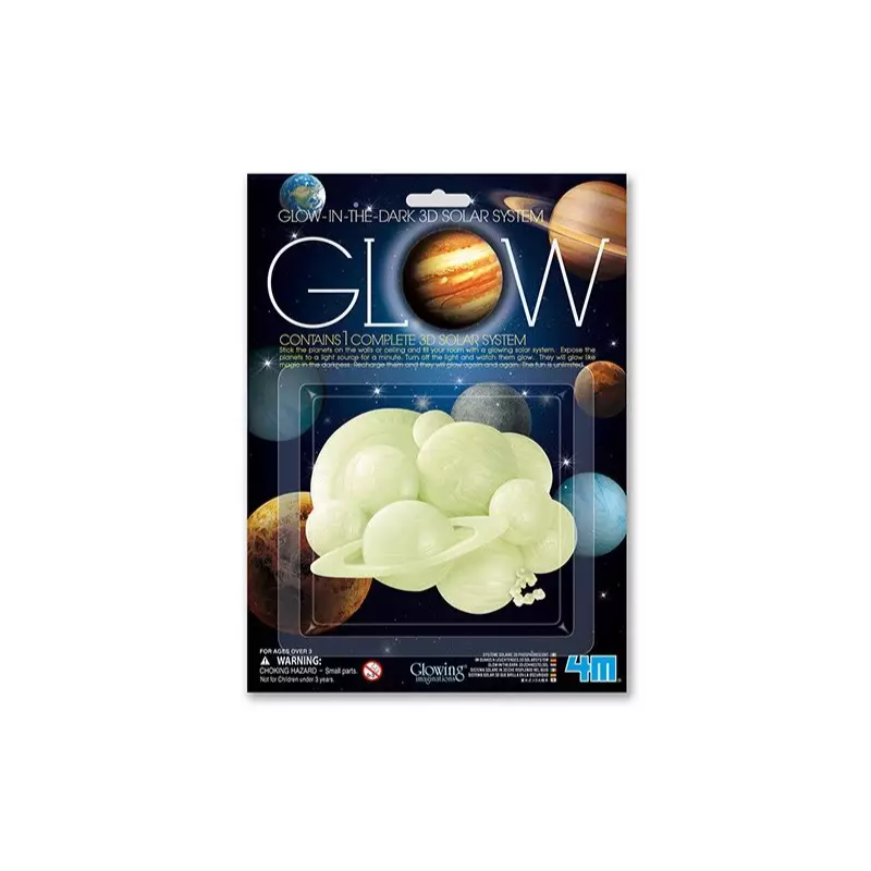 Sistema Solar 3D Brilla En La Oscuridad
