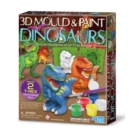 Moldea Y Pinta 3D Dinosaurios