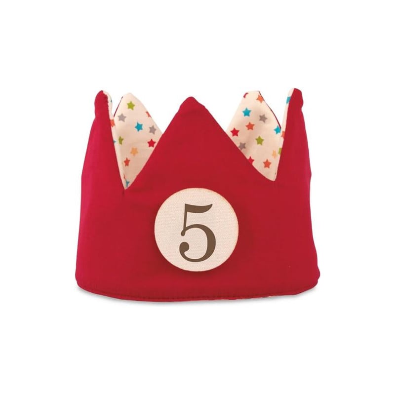 Corona Cumpleaños Números 1 al 5