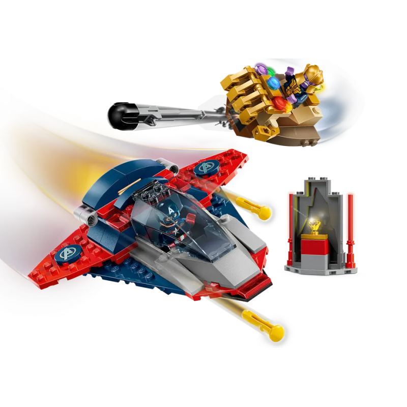 LEGO Marvel Capitán América Vs Thanos