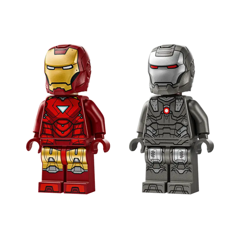 LEGO Marvel Iron Man Y Máquina De Guerra Vs Drones