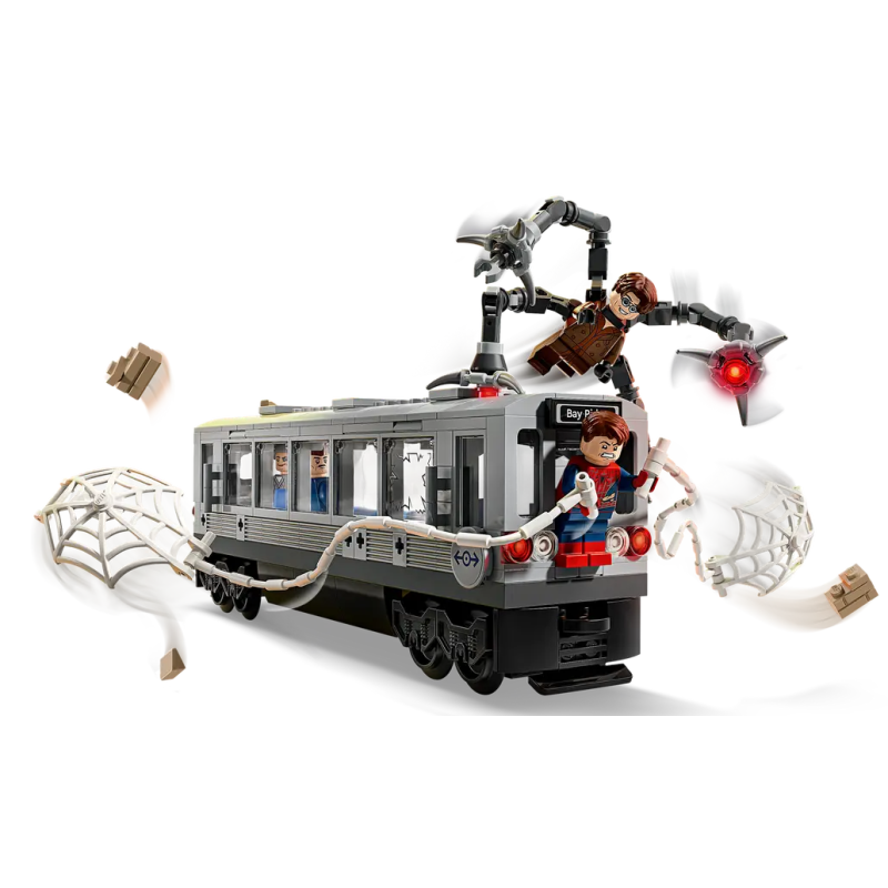 LEGO Marvel Spiderman Vsw Doc Ock Escena Del Tren