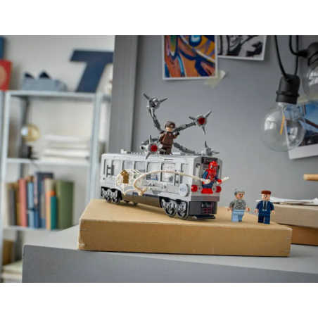 LEGO Marvel Spiderman Vsw Doc Ock Escena Del Tren