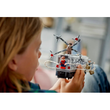 LEGO Marvel Spiderman Vsw Doc Ock Escena Del Tren
