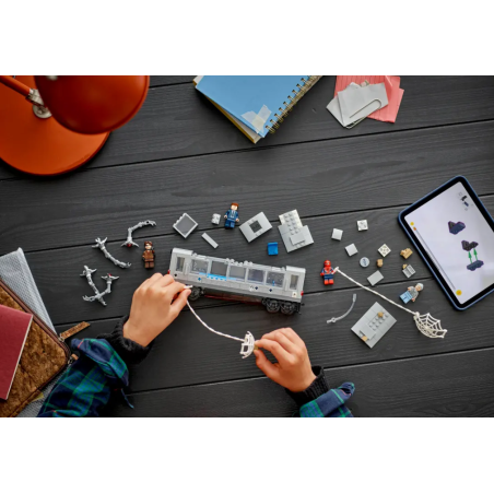 LEGO Marvel Spiderman Vsw Doc Ock Escena Del Tren