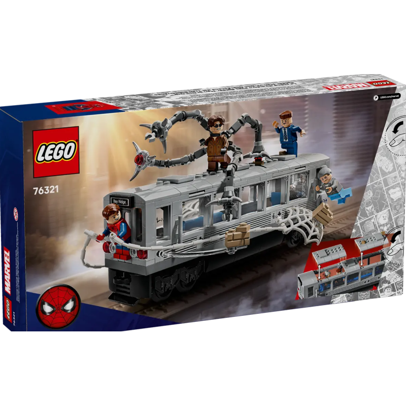 LEGO Marvel Spiderman Vsw Doc Ock Escena Del Tren