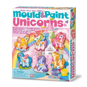 Moldea Y Pinta Glitter Unicornios