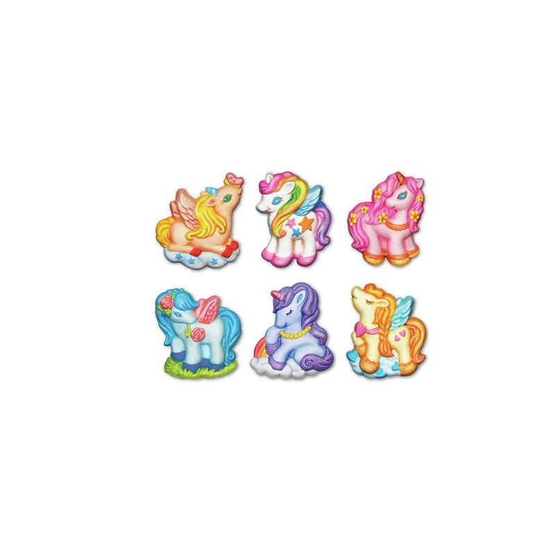 Moldea Y Pinta Glitter Unicornios