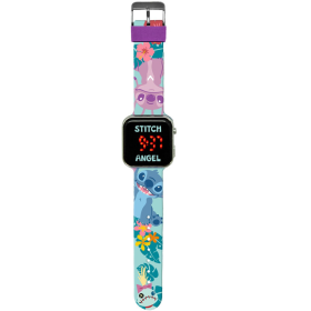 Reloj Led Stitch Tropical De Kids Euroswan 2