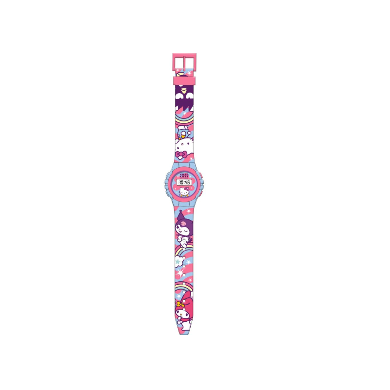 Reloj Digital Hello Kitty Y Kuromi