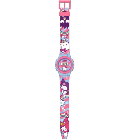 Reloj Digital Hello Kitty Y Kuromi