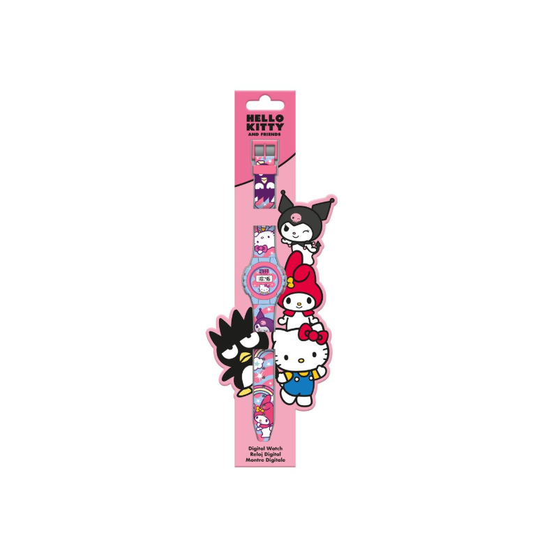 Reloj De Pared Hello Kitty Y Kuromi De Kids Euroswan