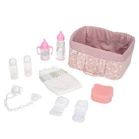 Muñeca Arias Canastilla Elegance Rosa Con Accesorios De Arias 2