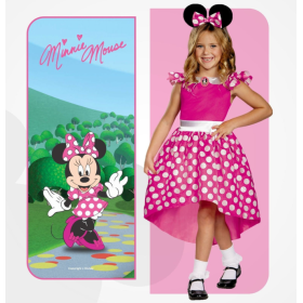 Disfraz Minnie Rosa Classic Infantil T 5-6 Años De Liragram 2