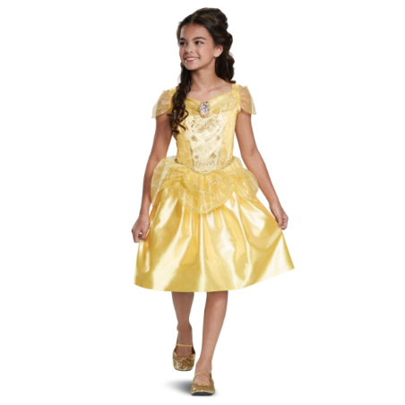 Disfraz Princesa Bella Talla 5-6 Años De Liragram