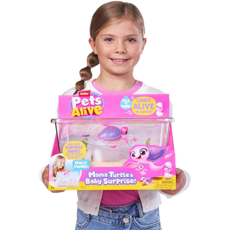 Pets Alive Mama & Baby Surprise Turtle