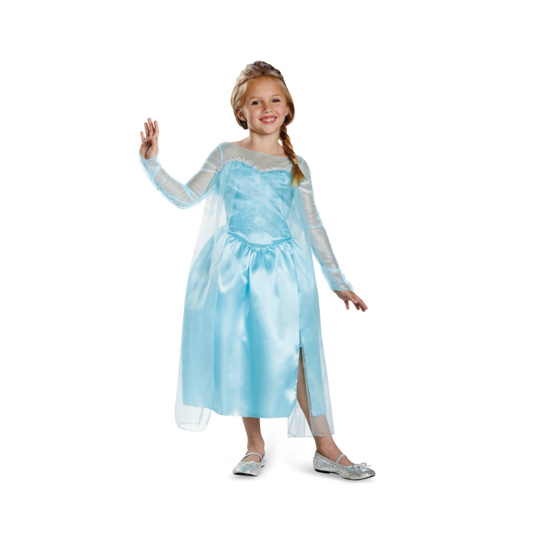 Disfraz Frozen Elsa Talla 5-6 Años De Liragram
