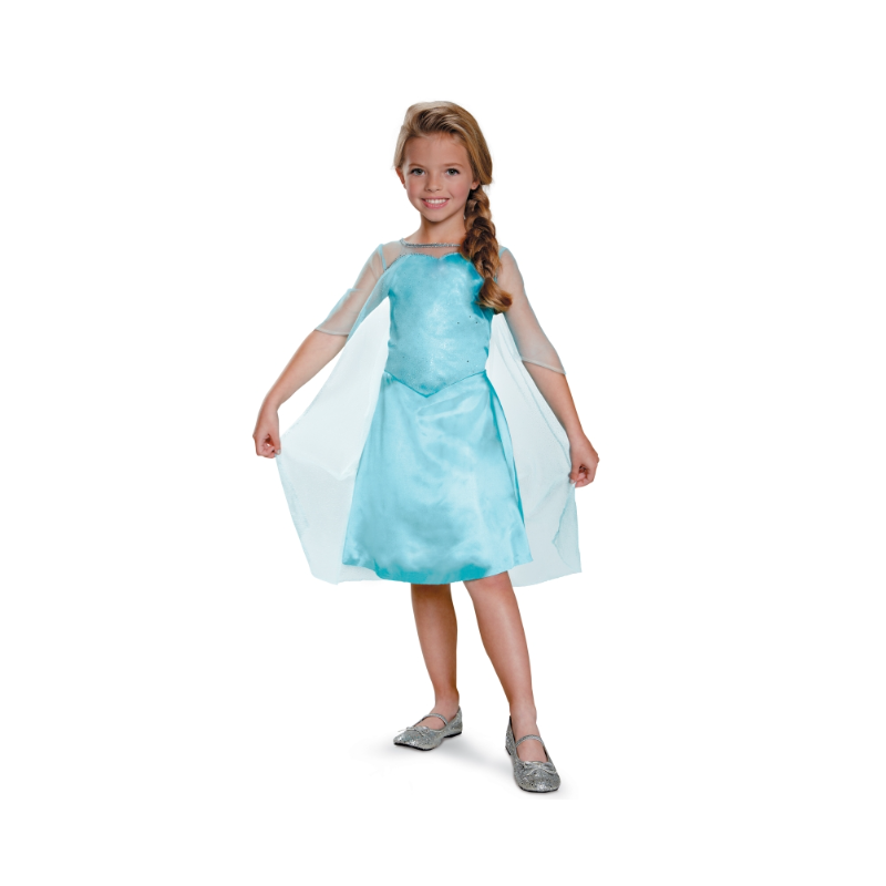 Disfraz Frozen Elsa Talla 7-8 Años De Liragram