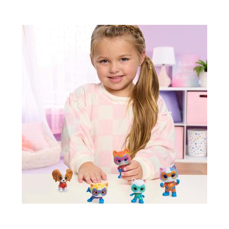 Pack 5 Figuras Superkitties Hero Squad