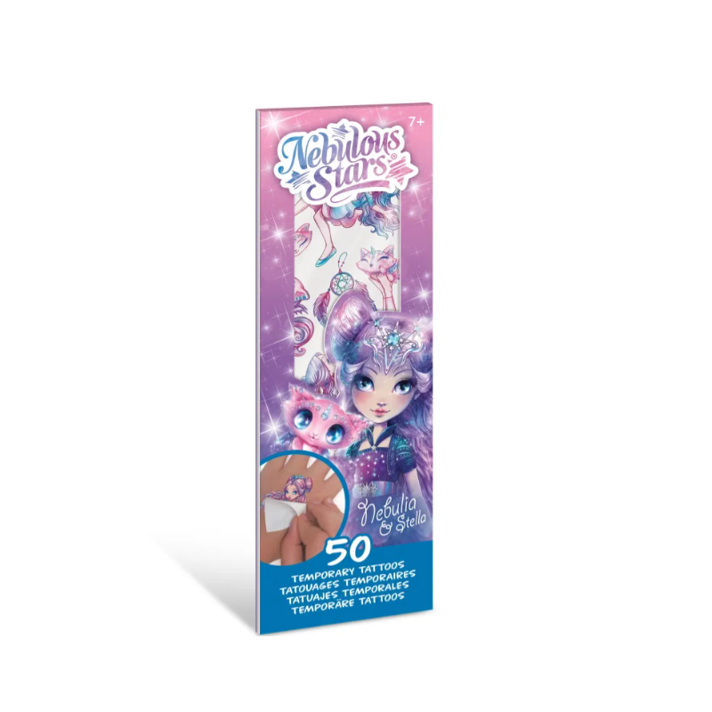 Nebulous Stars Mini Bloc Tatuajes Temporales De ToyNamics