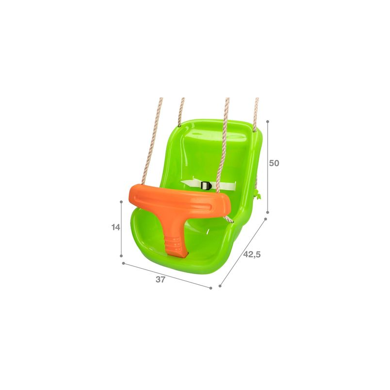 Asiento Columpio Bebé Con Cuerda