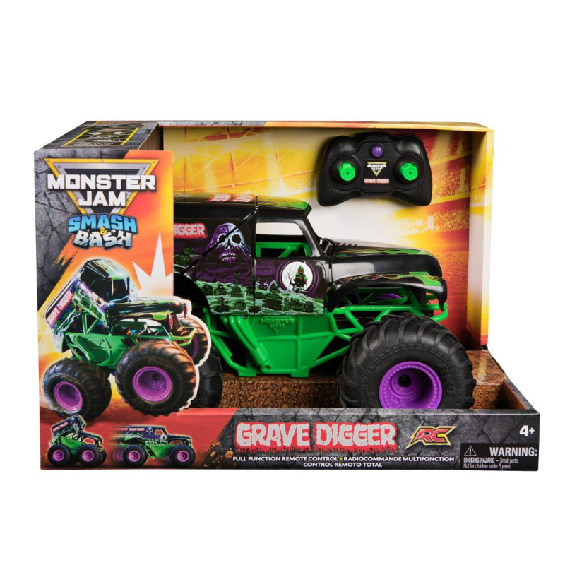Monster Jam Grave Digger 1:15 Rc De Spin Master