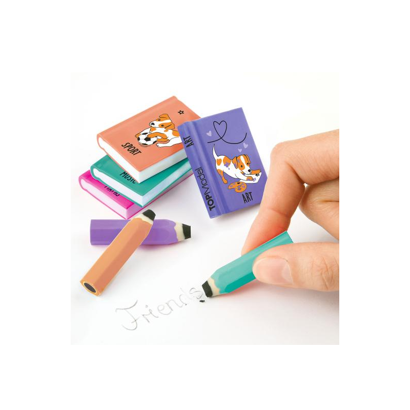 Top Model Set Goma De Borrar