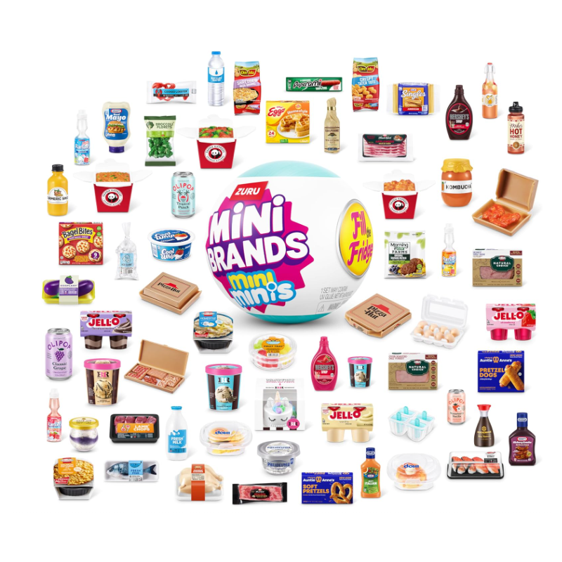 Mini Brands Llena La Nevera
