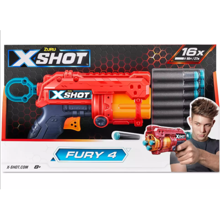 X-Shot Fury Con 16 Dardos