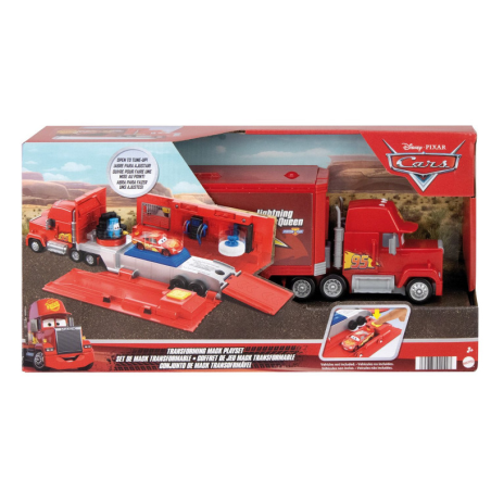 Camión Cars Mack Convertible Pista Coche De Mattel