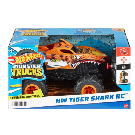 Monster Trucks Tiger Shark RC De Mattel