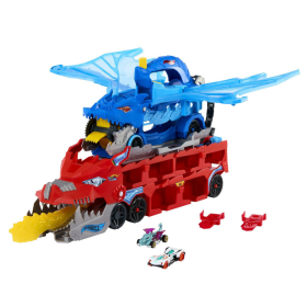 HW City Dragón Transportador Ataque Doble De Mattel 2